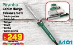 PİRANHA LEHİM HAVYA TABANCA SETİ